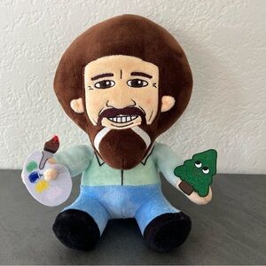 Bob‎ Ross Kidrobot® Phunny Plush Doll, The Joy of Painting 7.5" Tall Happy Trees